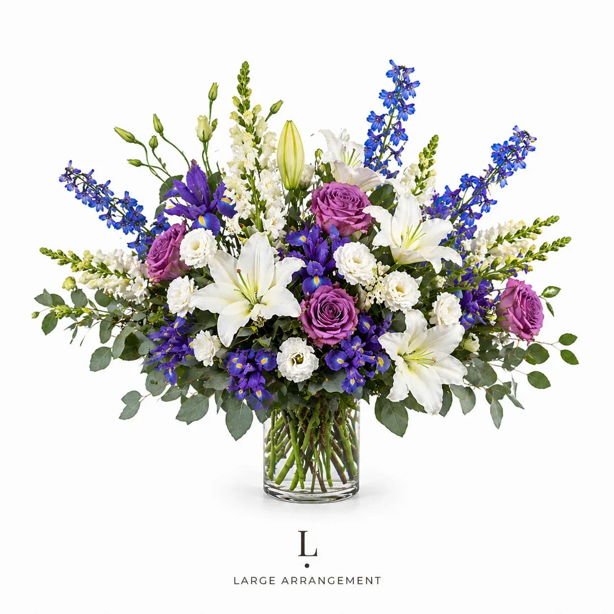 Lilac Sweetheart — Flowers in a Vase by Blooms In Ribbon